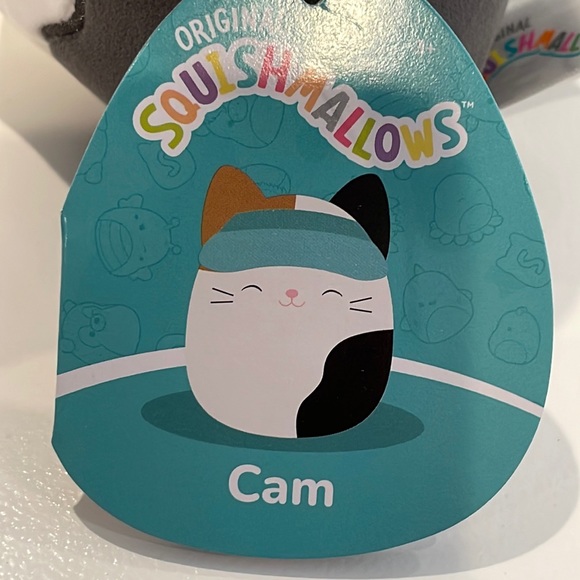 NWT 5” Cam the Calico Cat with Visor Squishmallow - Picture 3 of 4
